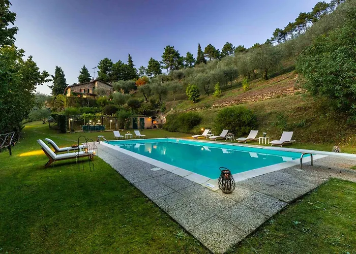 La villa: Villa Nel Bosco, Charming Tuscan Retreat With Private Pool And View